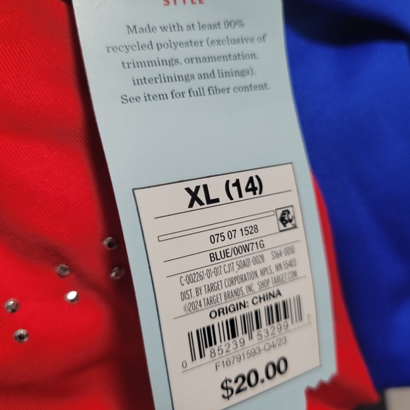 Cat & Jack Multi-Color gymnastic apparel Size XL - Picture 10 of 11